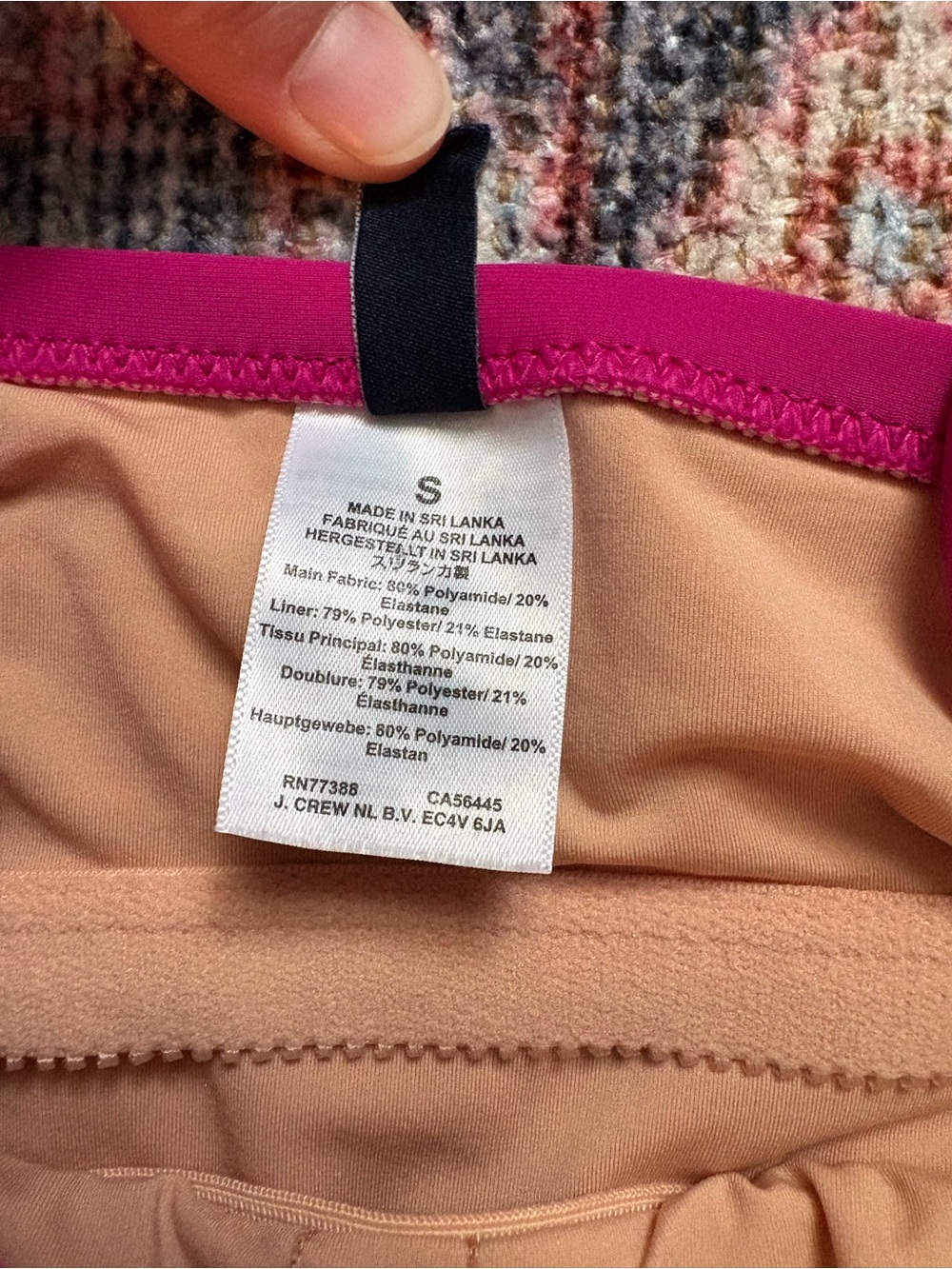 J. Crew Smocked 1pc Swimsuit - Picture 6 of 7